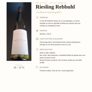 Riesling Rebbuhl 2025 Domaine Eugene Neveux